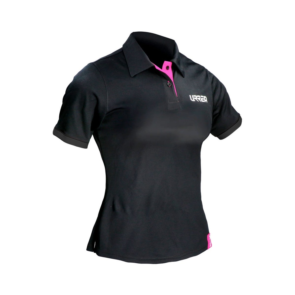 [PDFIM] Playera tipo polo dry fit para dama color negro talla M Urrea