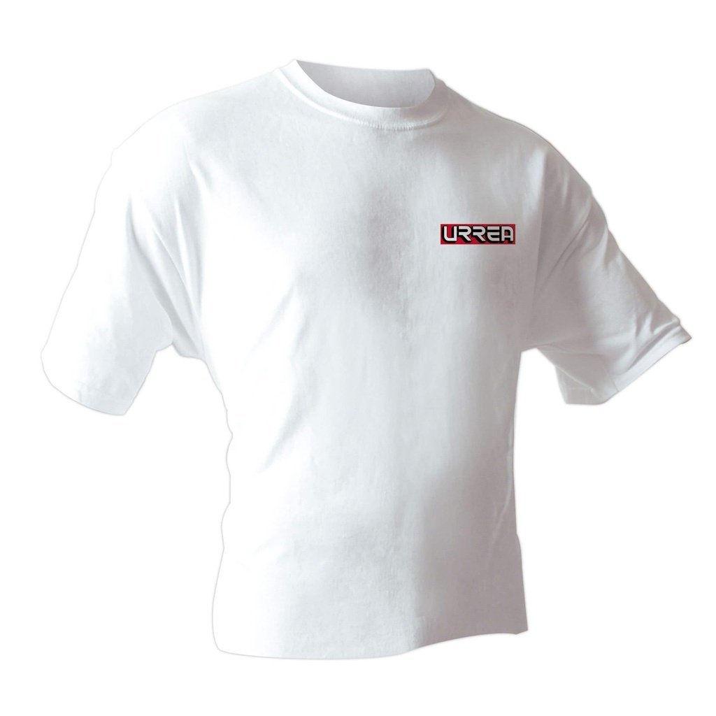 Playera cuello redondo color blanco talla XL Urrea