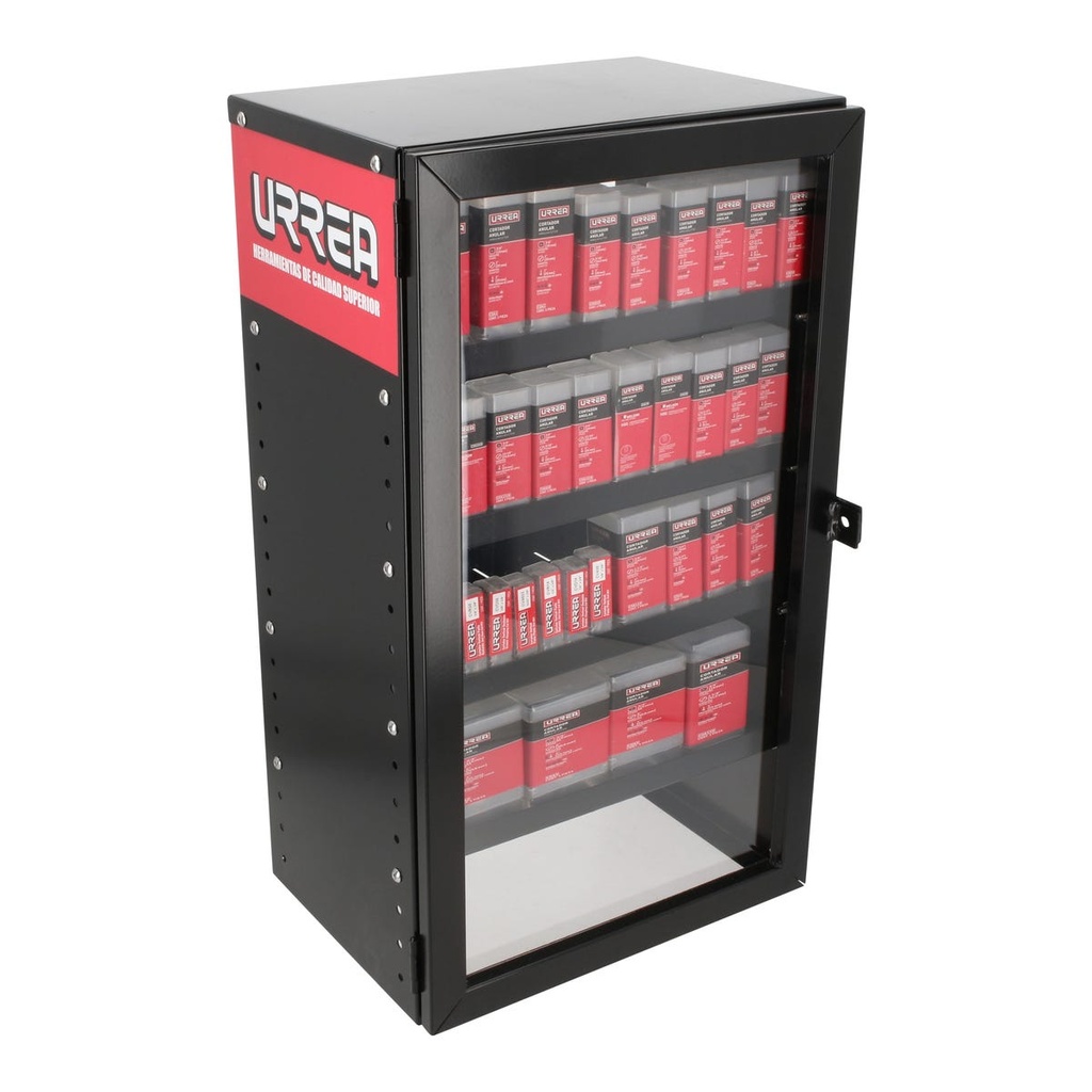 Exhibidor de mostrador para brocas vertical 30 cm x 25 cm x 55 cm Urrea