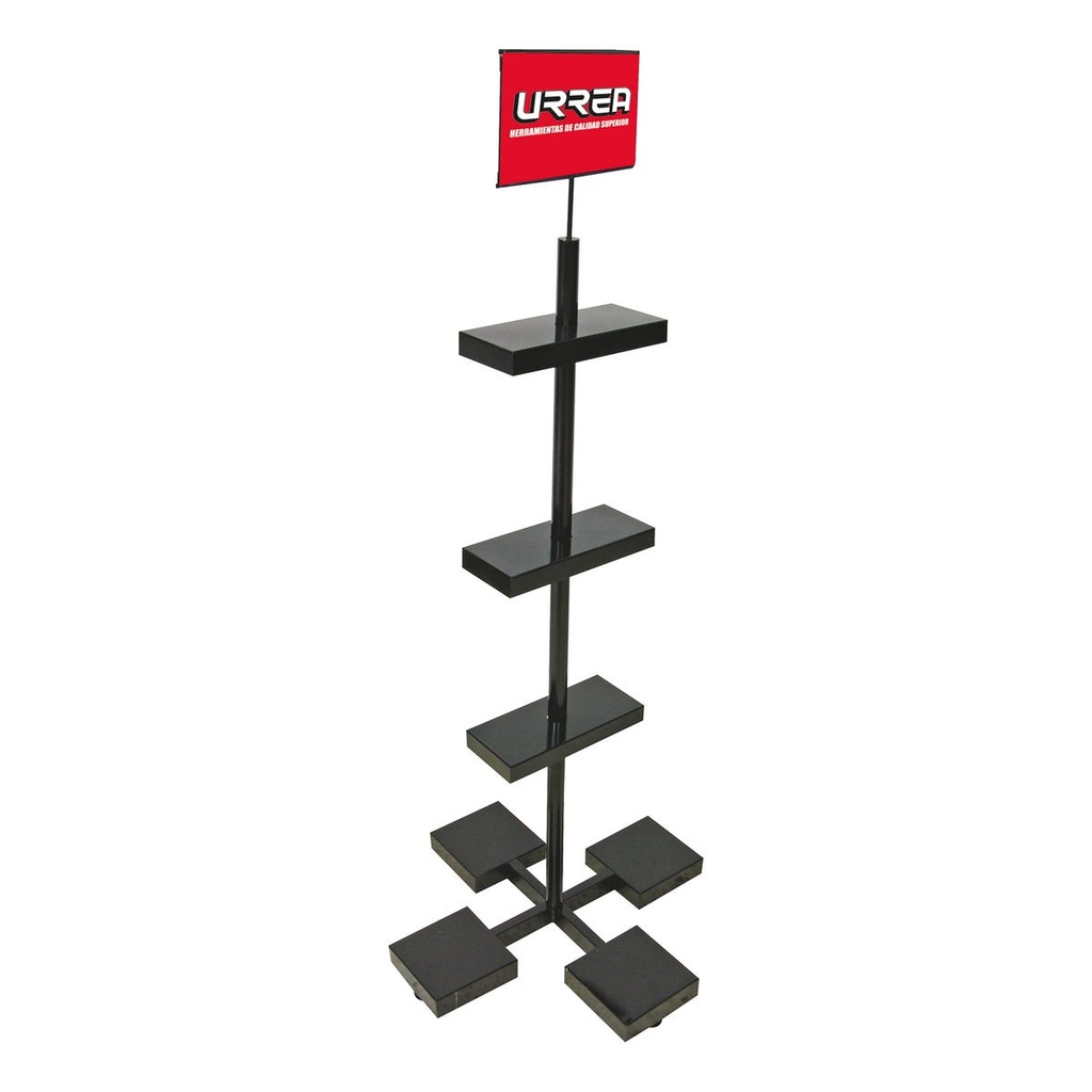 Exhibidor de piso para gatos botella 73.5 cm x 73.5 cm x 175 cm Urrea