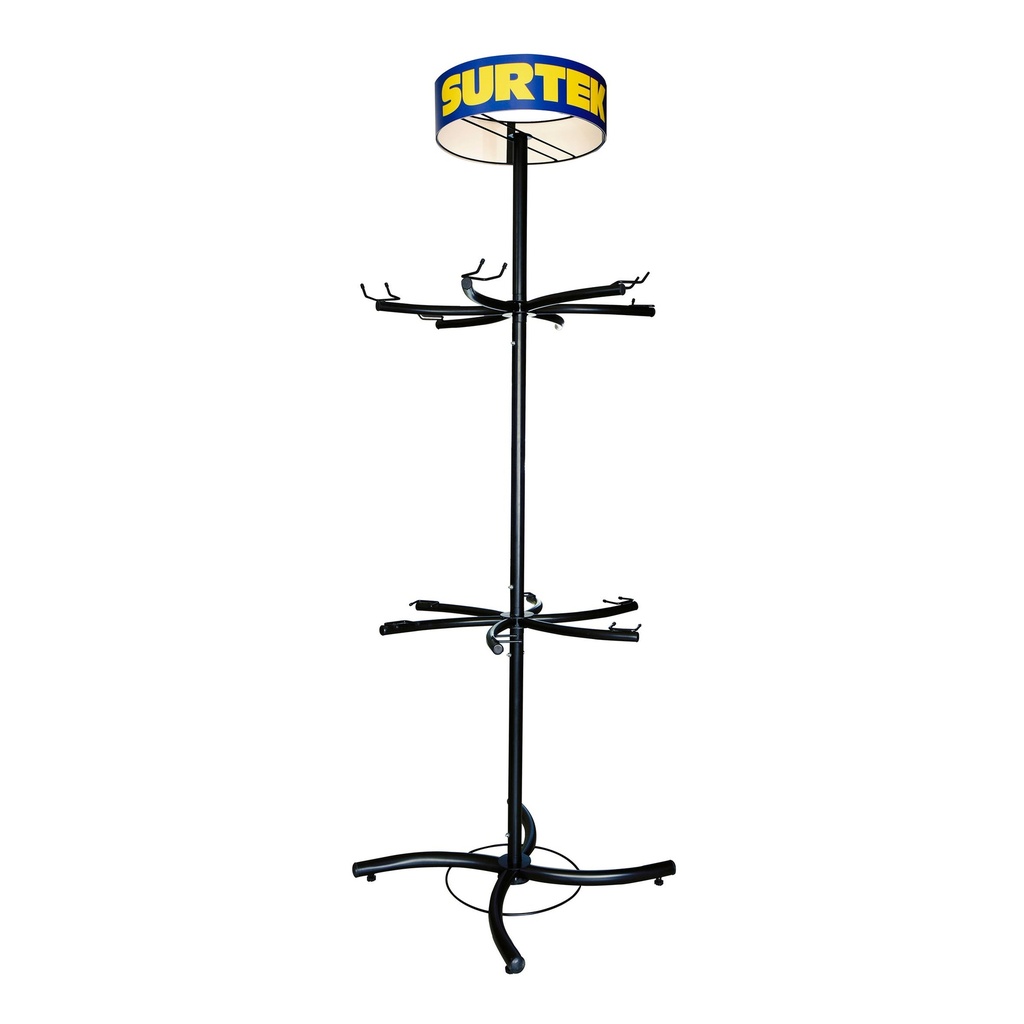 Exhibidor de piso para desbrozadoras 86 cm x 86 cm x 215 cm Urrea