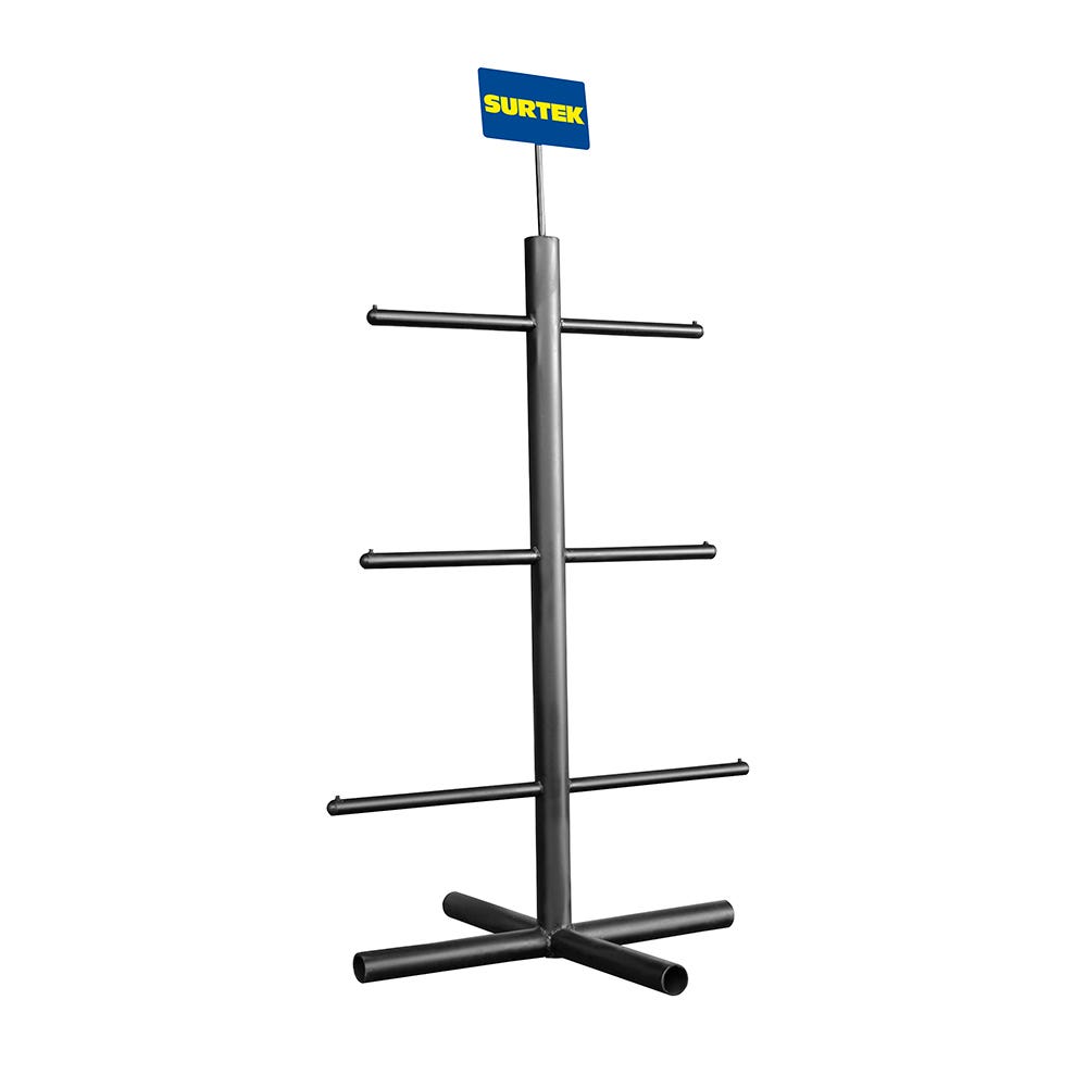 [RCUERDA] Exhibidor de piso para cuerdas de polipropileno 90 cm x 186 cm x 91 cm Surtek