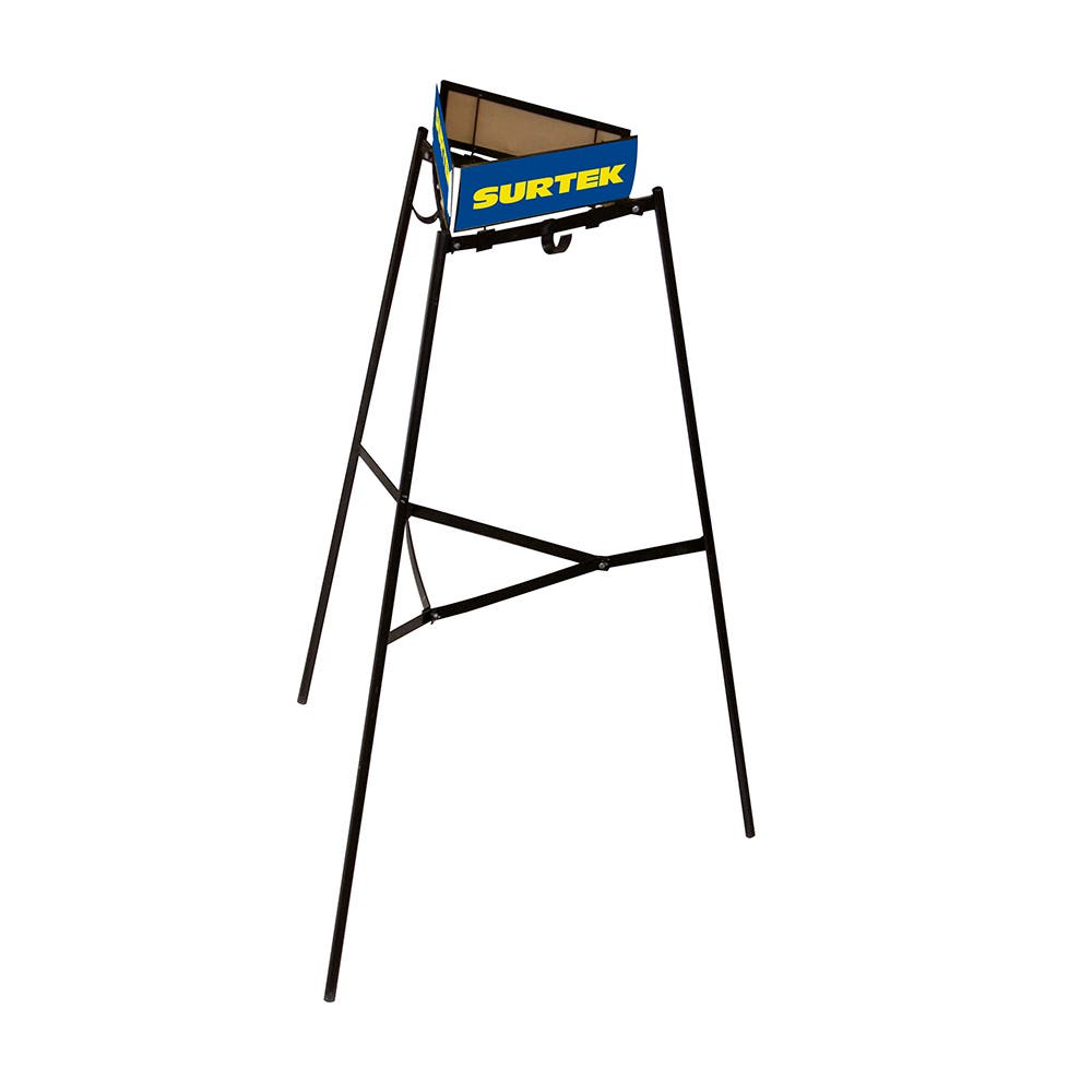 Exhibidor de piso para carretillas 78.5 cm x 78.5 cm x 175 cm Surtek
