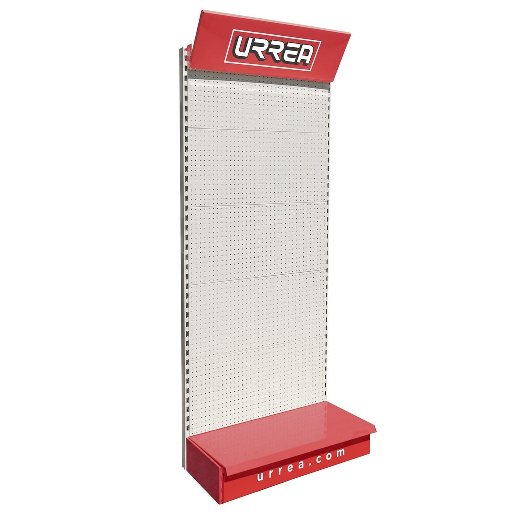 Góndola perimetral panel metálico 220 cm x 93 x 47 cm Urrea