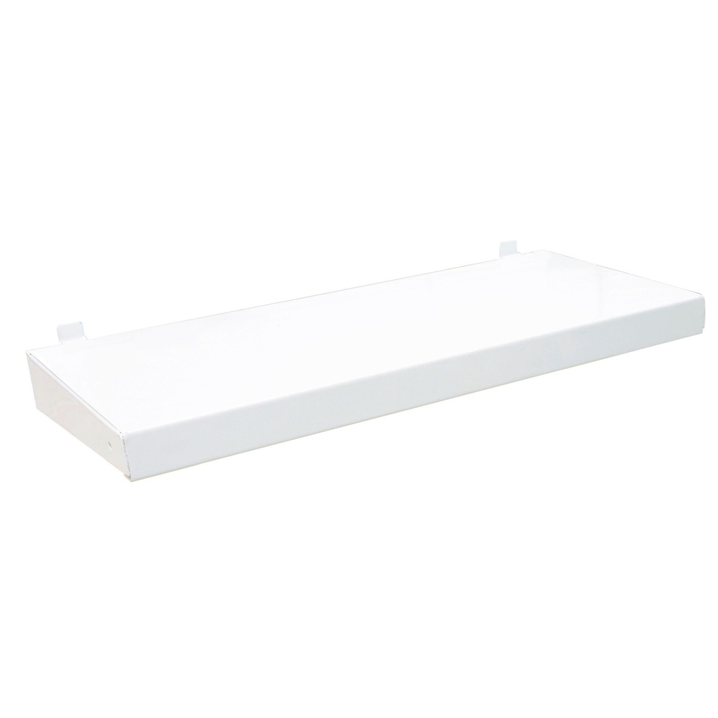 [LCMUL] Charola multiusos tipo repisa blanca 55 cm x 28 cm x 4 cm Surtek