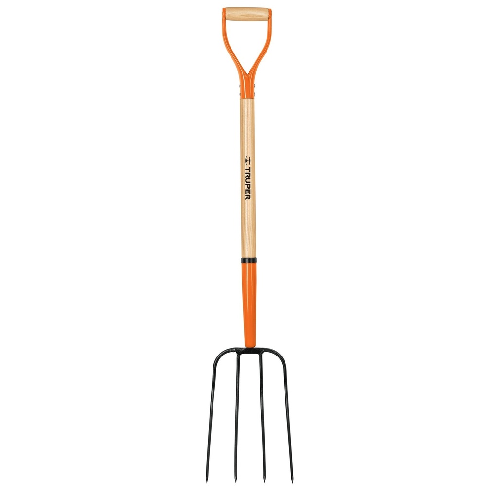 Bieldo para paja, 4 dientes, mgo 34", puño "Y", TRUPER