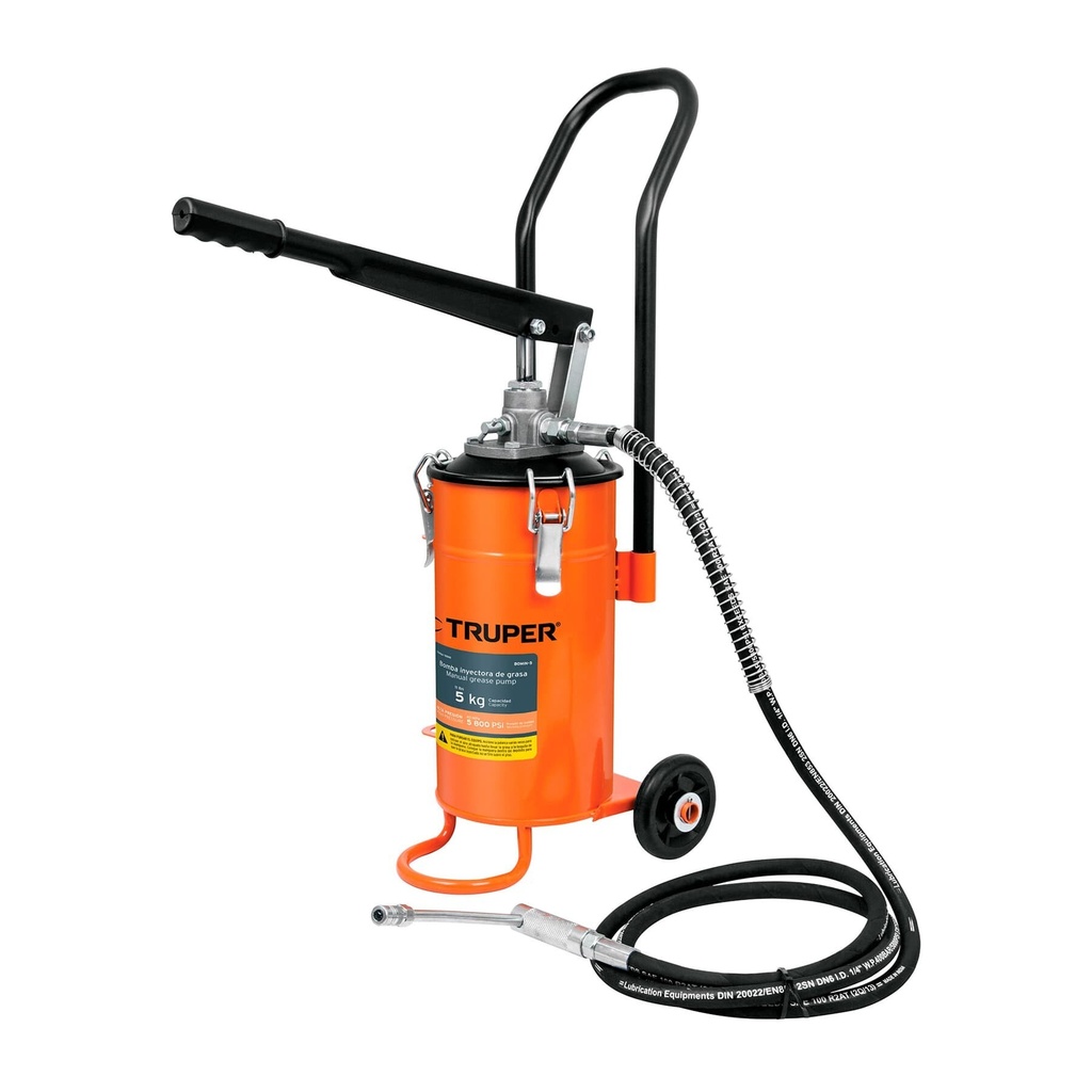 [BOMIN-5] Bomba inyectora de grasa, 5 kg, TRUPER