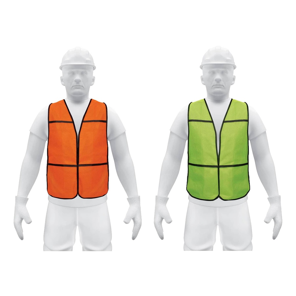 Chaleco de seguridad, uso de día, verde, Pretul