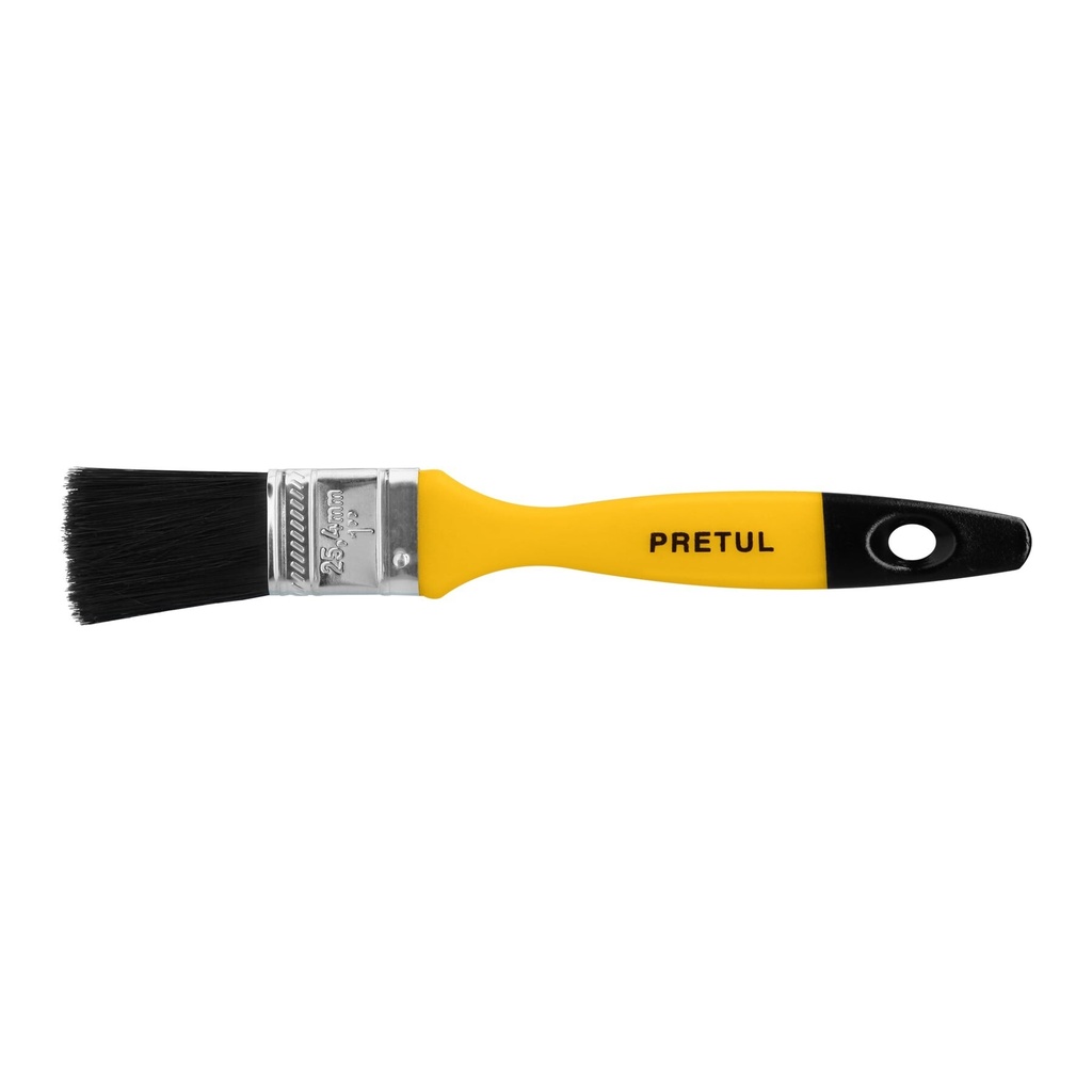 [BRP-1] Brocha uso general de 1' con mango de plástico, PRETUL
