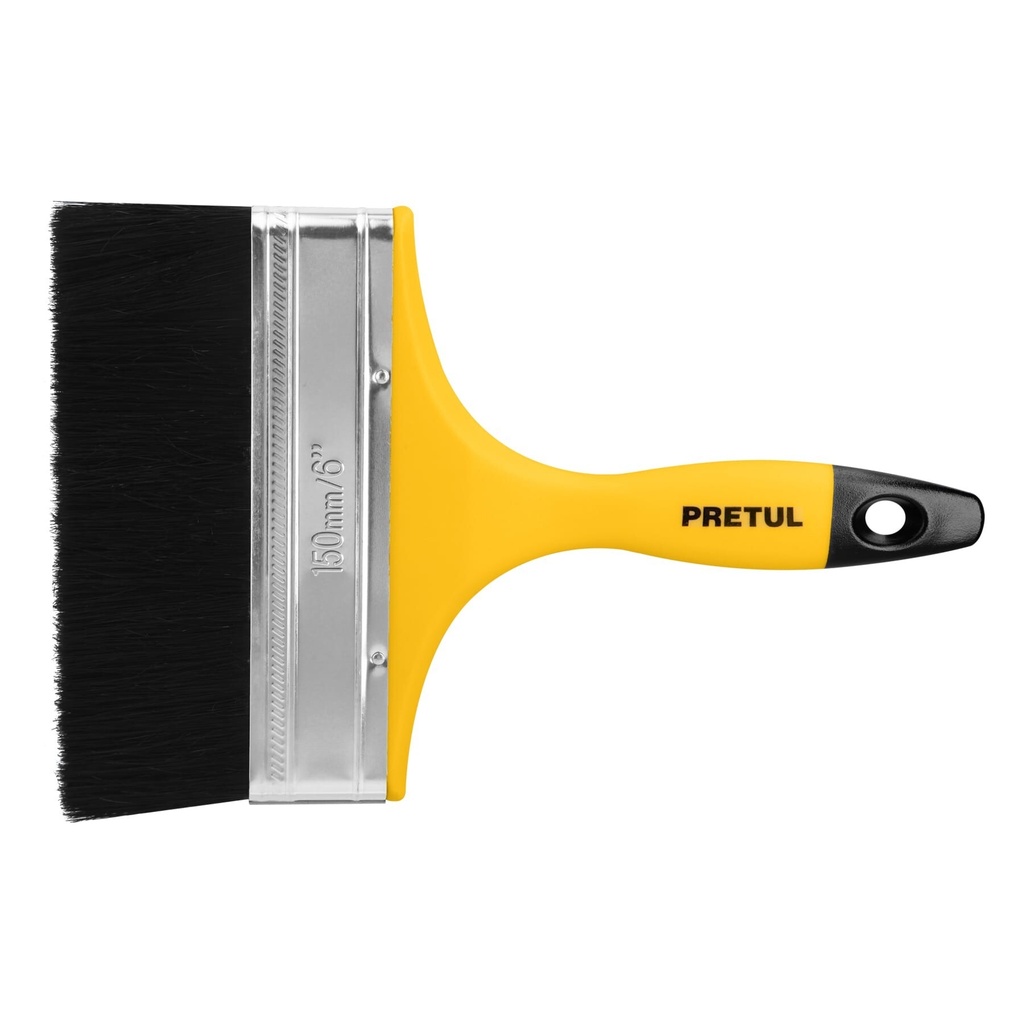[BRP-6] Brocha uso general de 6" con mango de plástico, Pretul