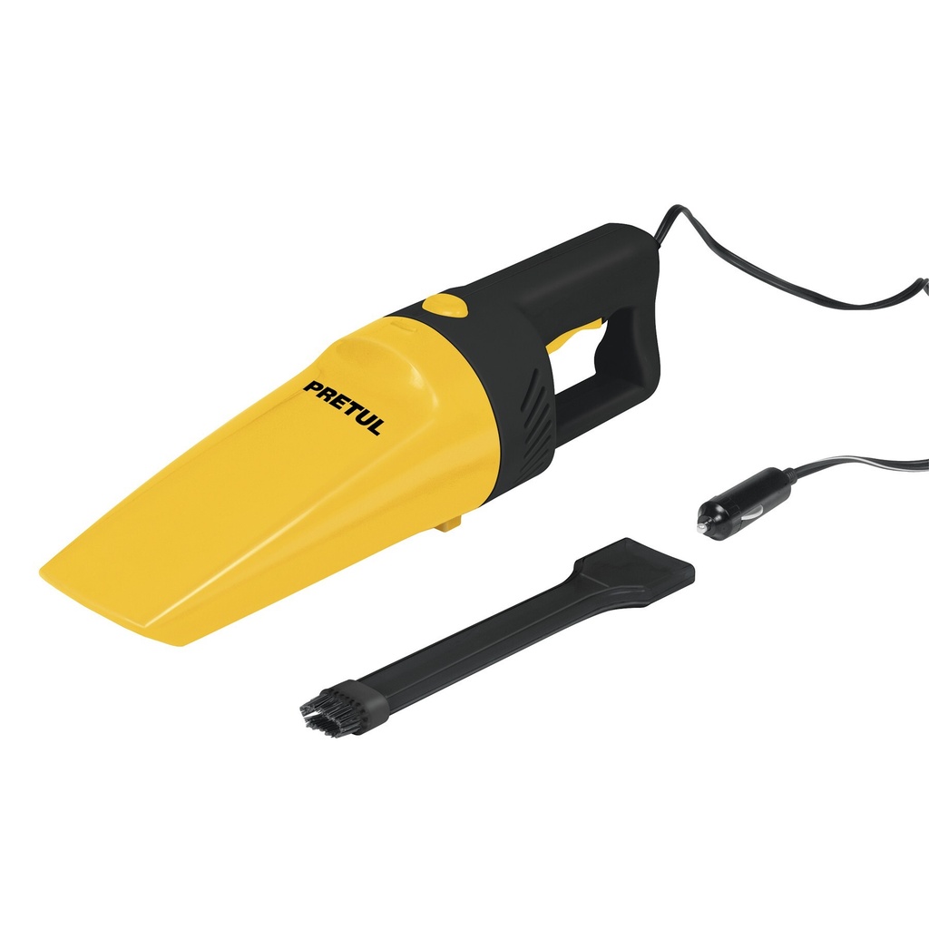 [ASP-12V-P] Aspiradora para auto, de 12 volts, PRETUL