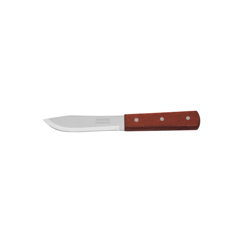 Cuchillo cebollero 5" mango de madera, Pretul