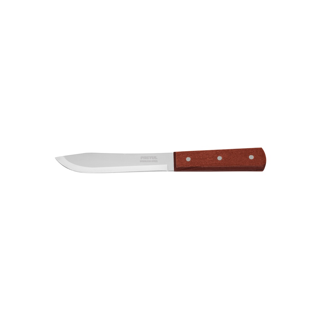 Cuchillo cebollero 6" mango de madera, Pretul