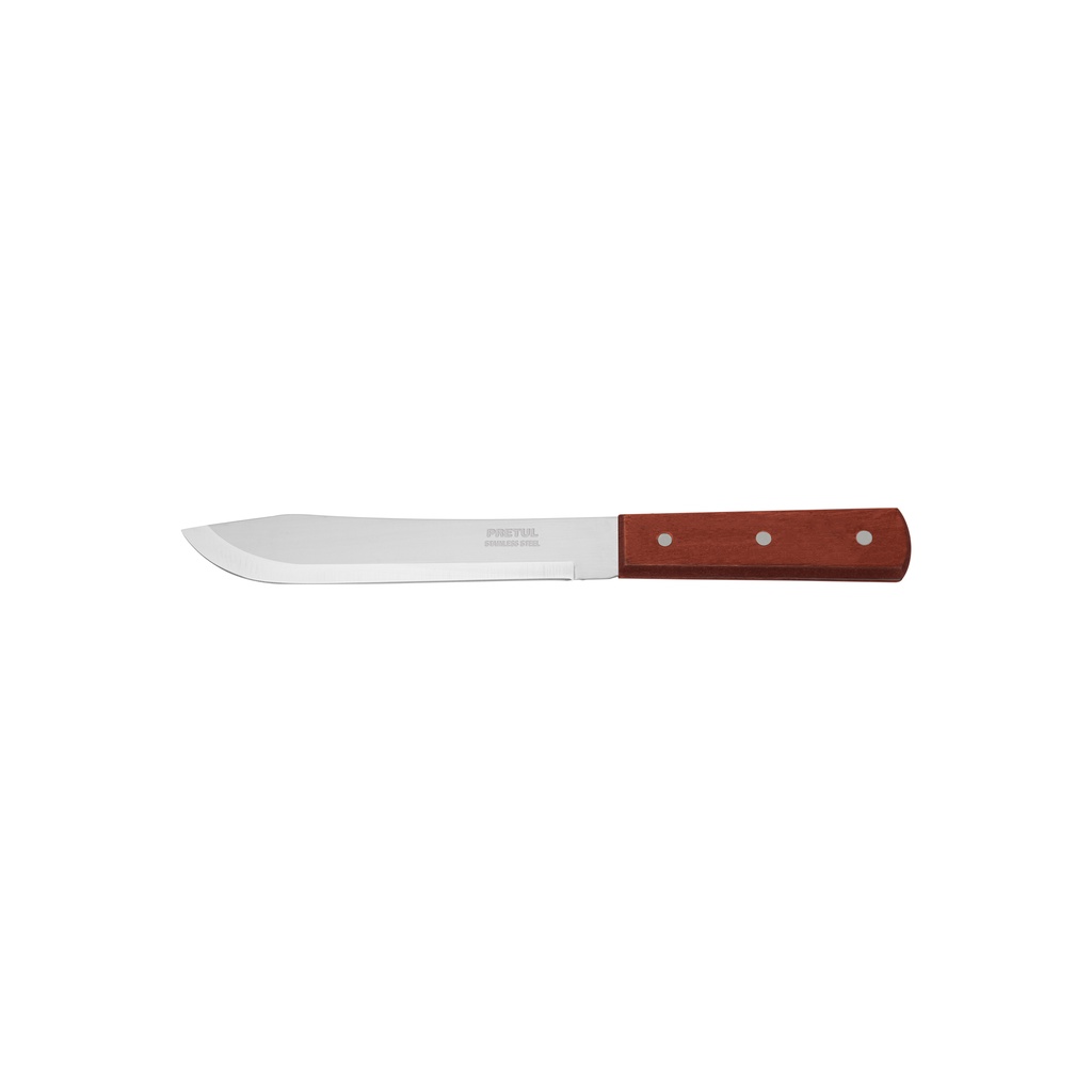 Cuchillo cebollero 7" mango de madera, Pretul