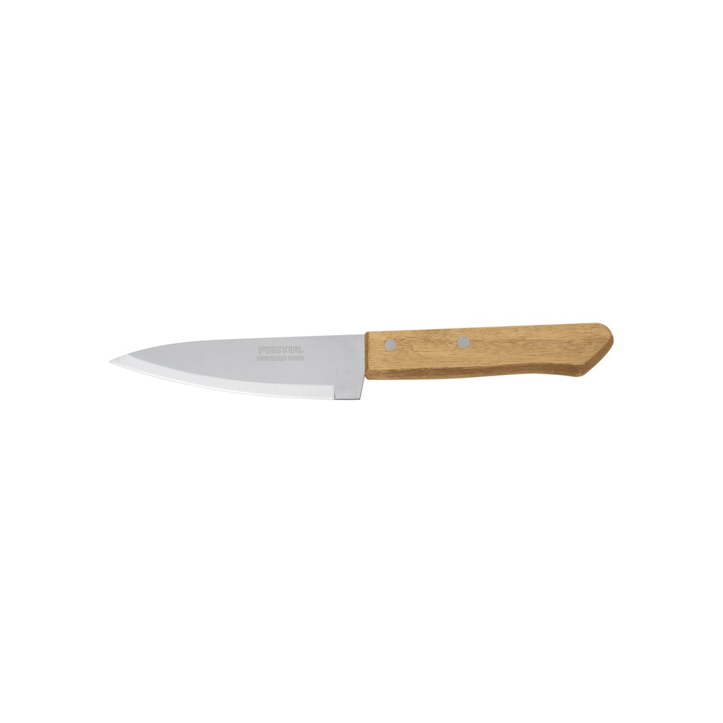Cuchillo de chef 5" mango de madera, Pretul