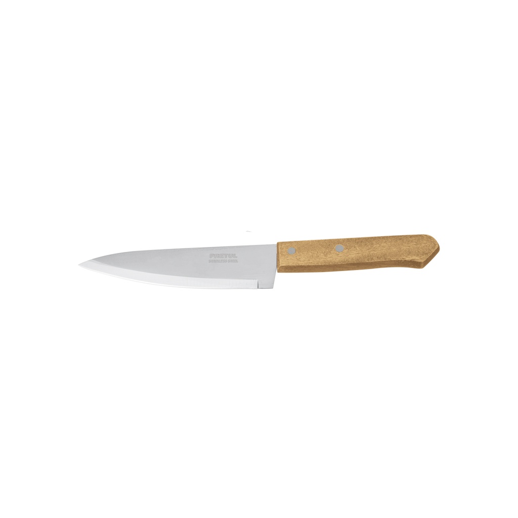 [CUCH-M71] Cuchillo de chef 7" mango de madera, Pretul