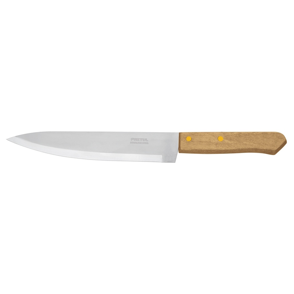 [CUCH-M81] Cuchillo de chef 8" mango de madera, Pretul