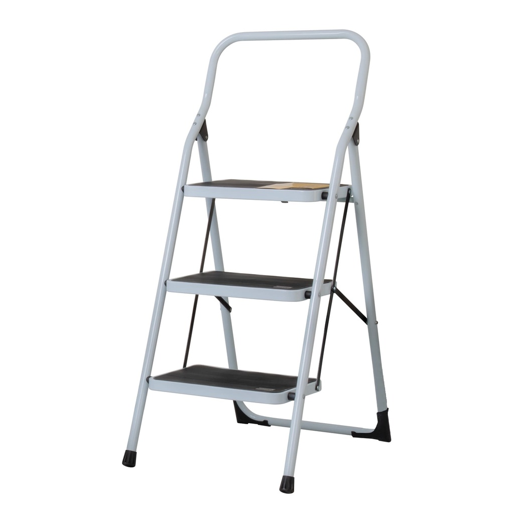 [ESTU-3P] Escalera tubular, plegable, 3 peldaños, Pretul