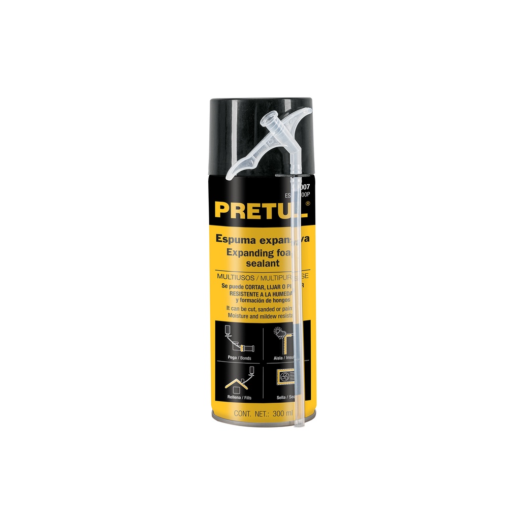 [ESEX-300P] Espuma expansiva, 300 ml, Pretul