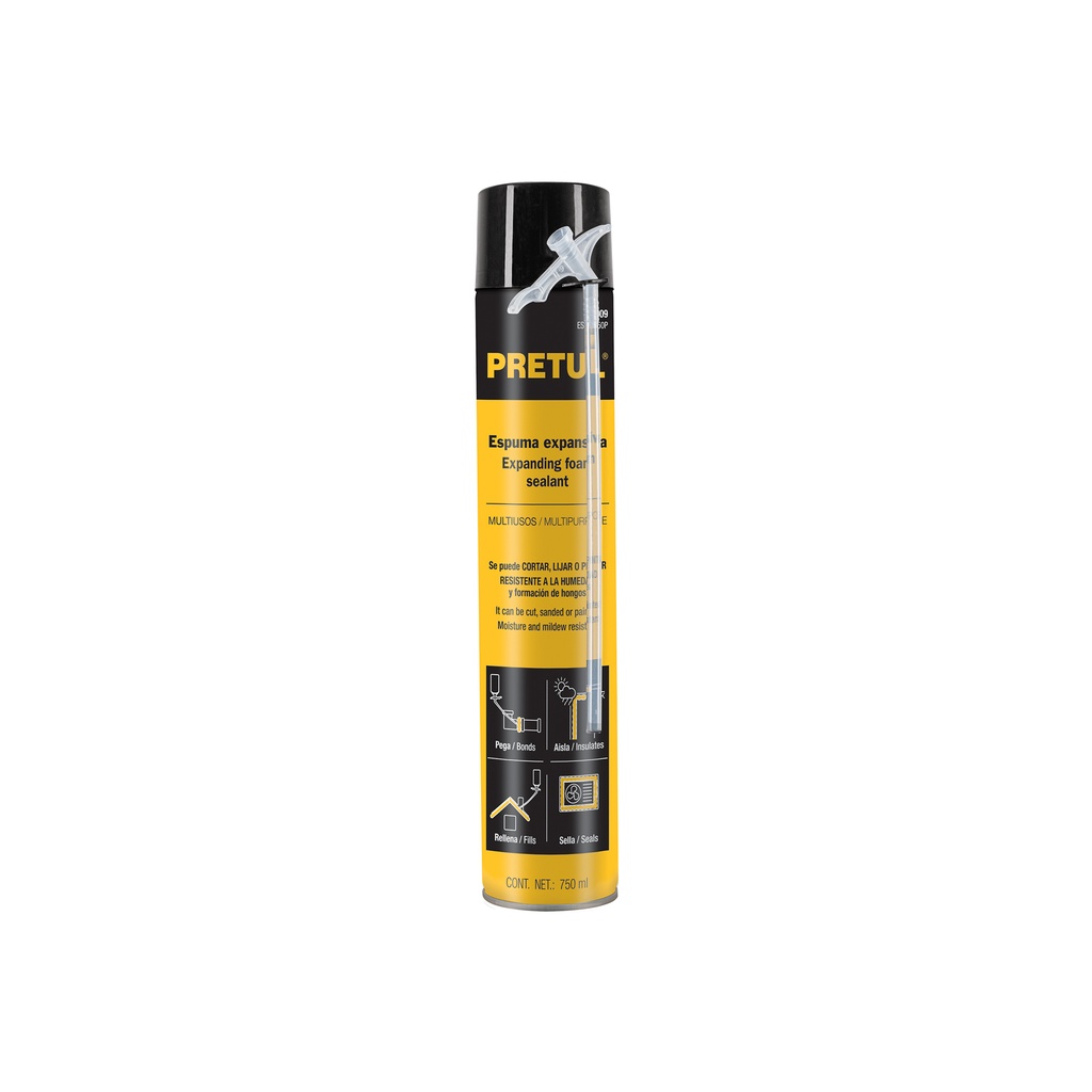 [ESEX-750P] Espuma expansiva, 750 ml, Pretul