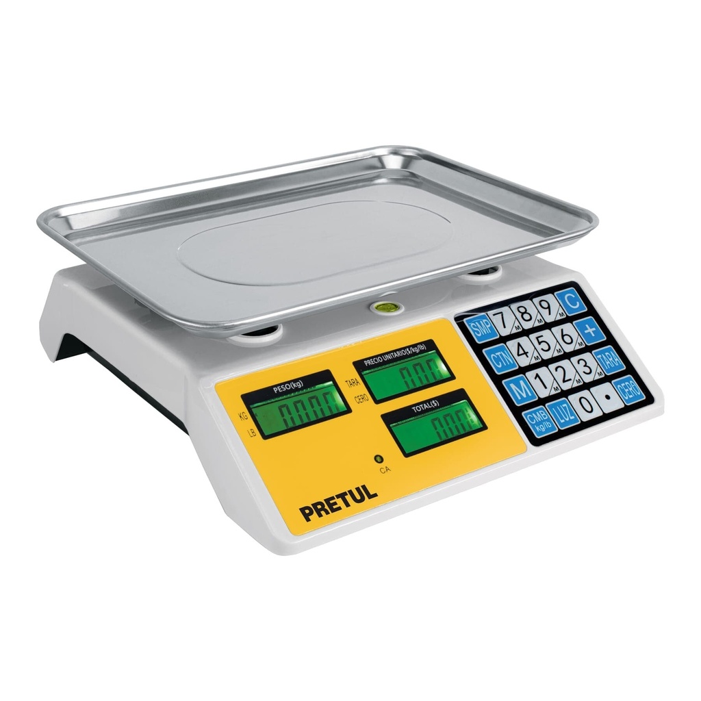 Báscula electrónica multifunciones 30 kg, Pretul