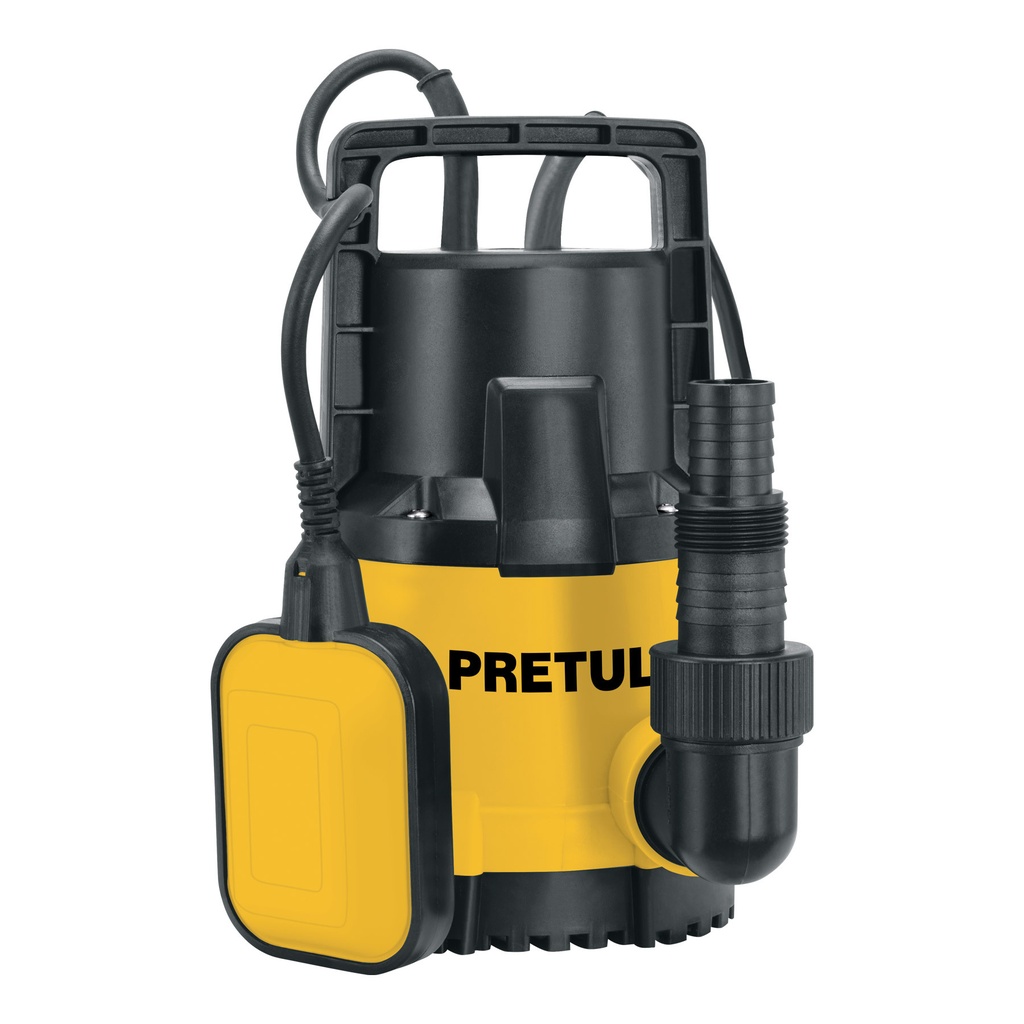 [BOS-3/4LPP] Bomba sumergible plástica, 3/4 HP para agua limpia, Pretul