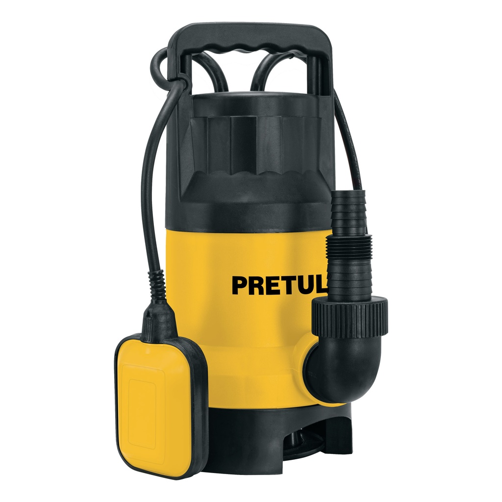 [BOS-1-1/2SPP] Bomba sumergible plástica, 1-1/2 HP para agua sucia, PRETUL
