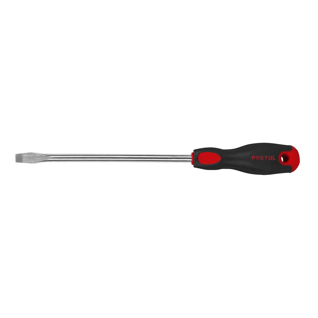 [DR-3/8X8BP] Desarmador plano 3/8' x 8' mango Comfort Grip, PRETUL