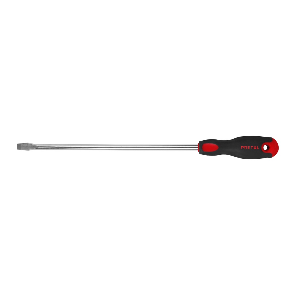 [DR-3/8X12BP] Desarmador plano 3/8" x 12" mango Comfort Grip, Pretul