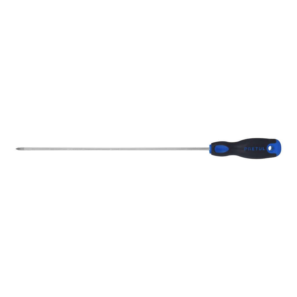 [DP-1/8X8BP] Desarmador de cruz 1/8" x 8" mango Comfort Grip, Pretul