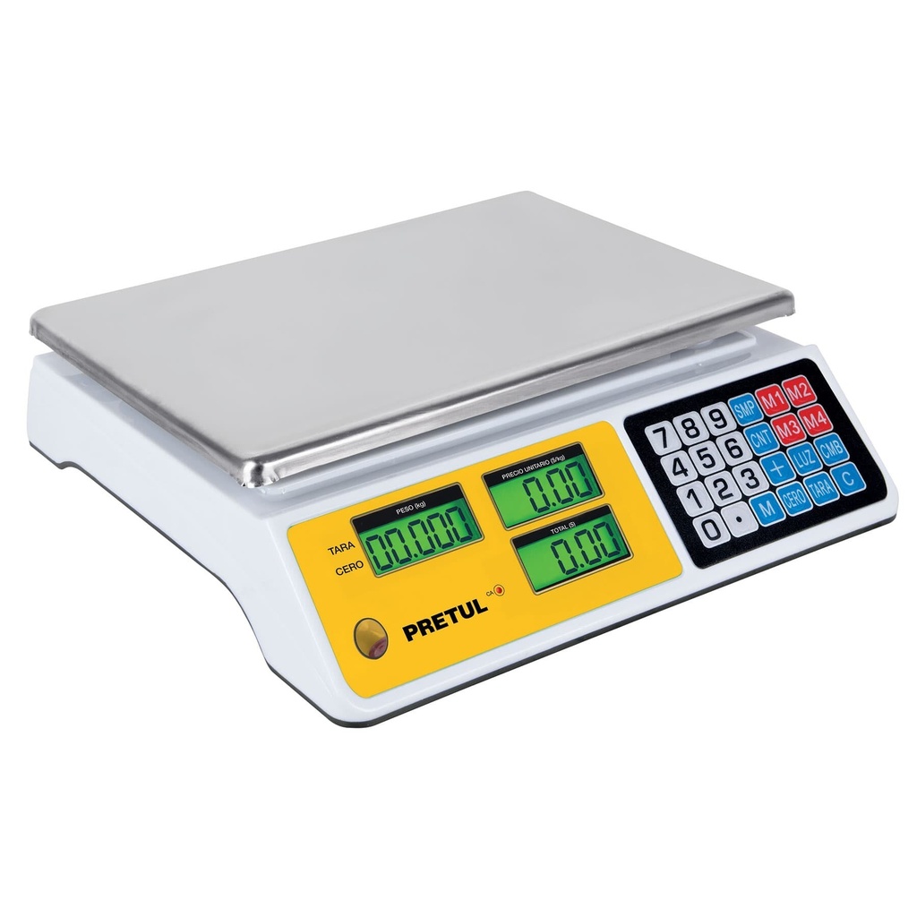 [BASE-40P] Báscula electrónica multifunciones 40 kg, PRETUL
