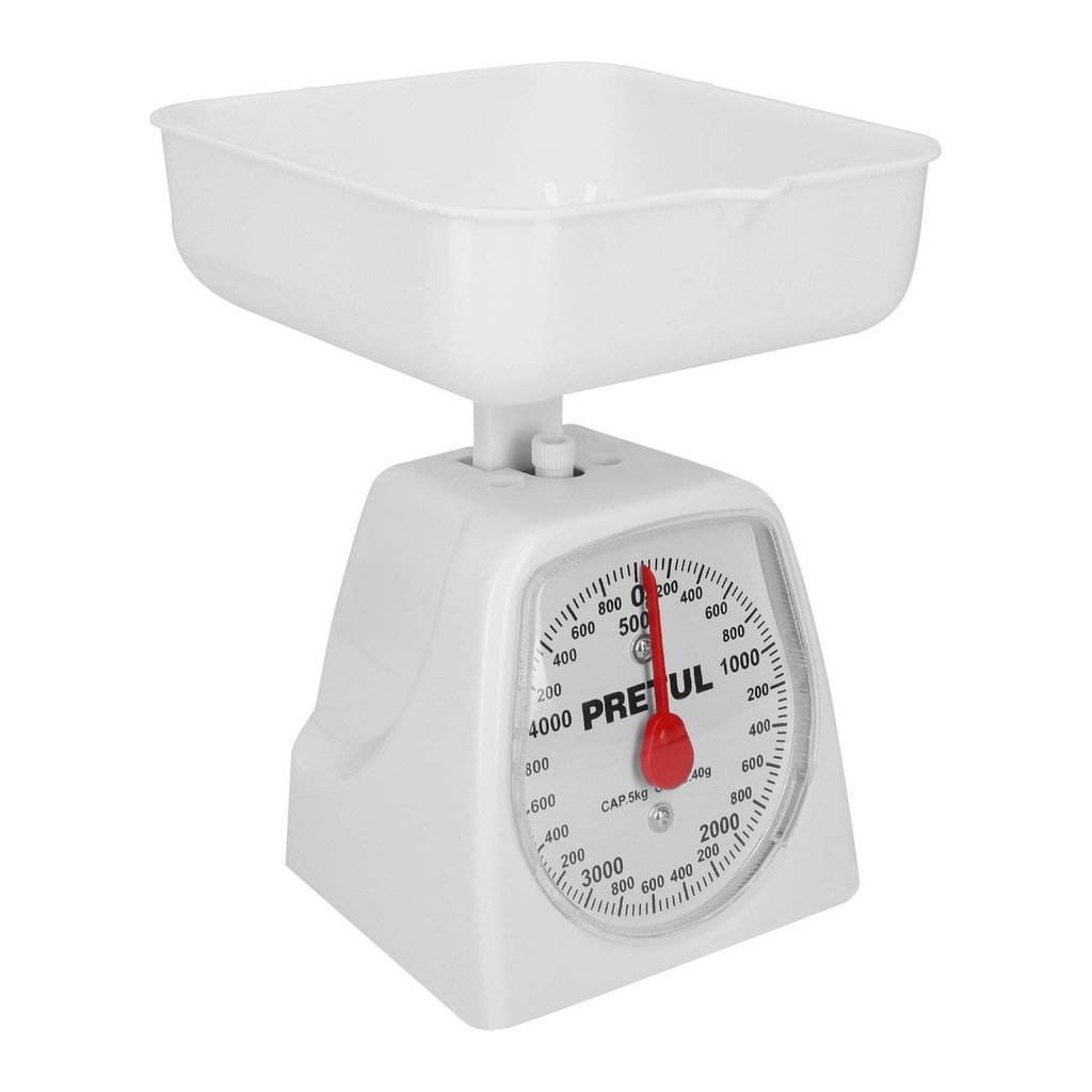 [BAS-5CP] Báscula mecánica para cocina 5 Kg, PRETUL