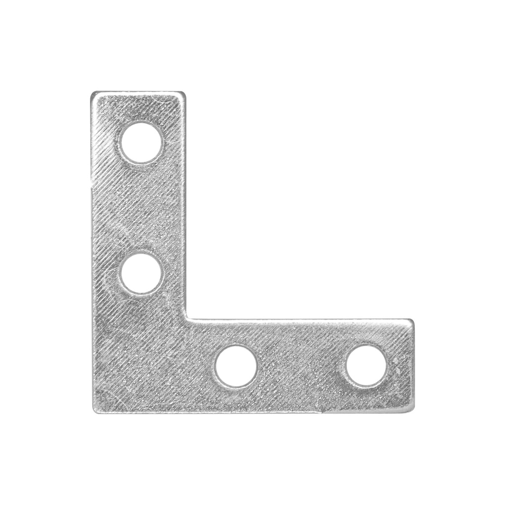 [ECAN-1 1/2] Bolsa c/24 escuadras planas cantoneras 1-1/2'x1-1/2', FIERO