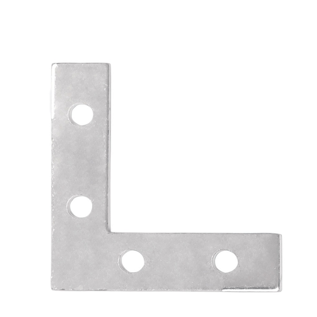 Bolsa c/24 escuadras planas cantoneras 2" x 2", Fiero