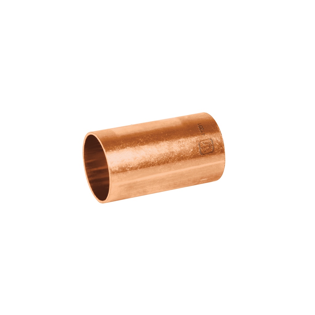 [CC-202] Cople de cobre de 3/4" sin ranura, Foset