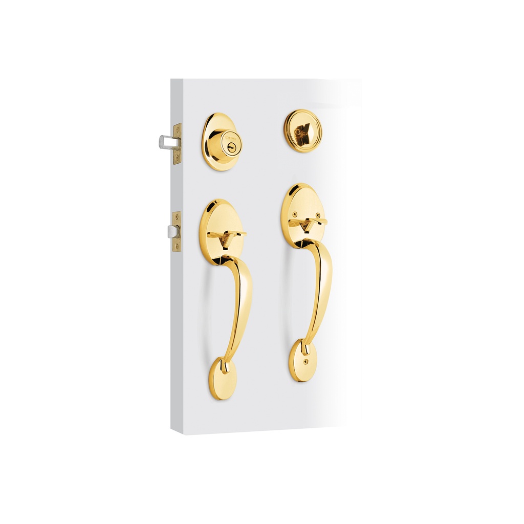 Doble jaladera y perilla, Lugo mariposa, LB, HERMEX