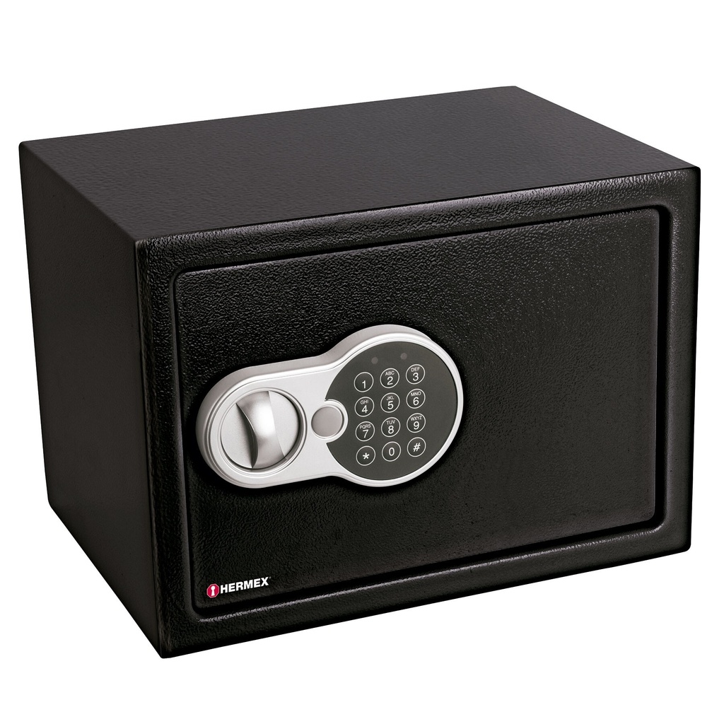 [CASE-31] Caja de seguridad electrónica, chica, HERMEX