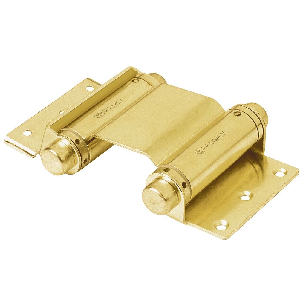 [BID-301] Bisagra de doble acción 3' acero latonado, HERMEX