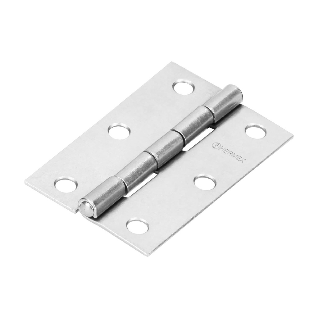 [BR-250] Bisagra rectangular 2-1/2' acero pulido, HERMEX