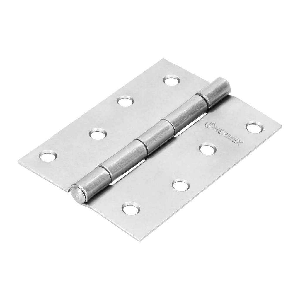 [BR-400] Bisagra rectangular 4' acero pulido, HERMEX