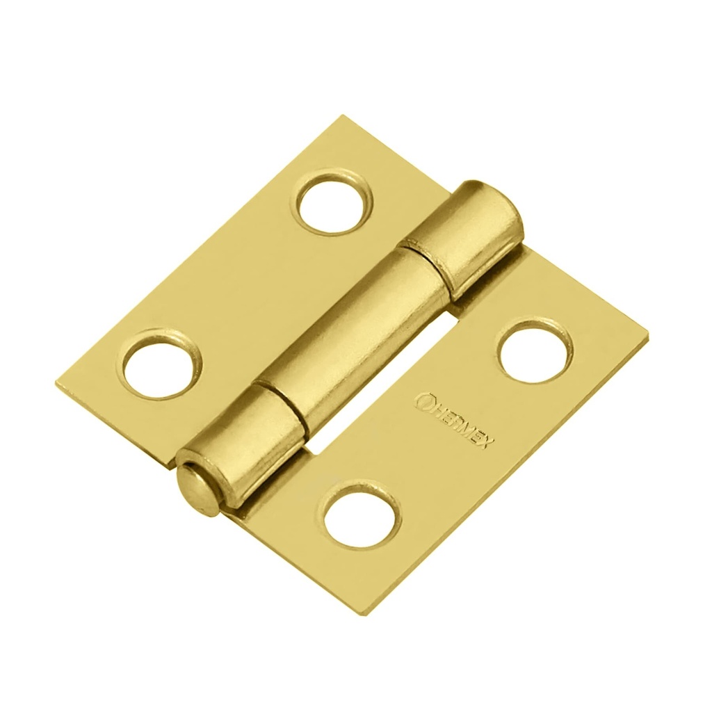 [BR-101] Bisagra rectangular 1' acero latonado, HERMEX