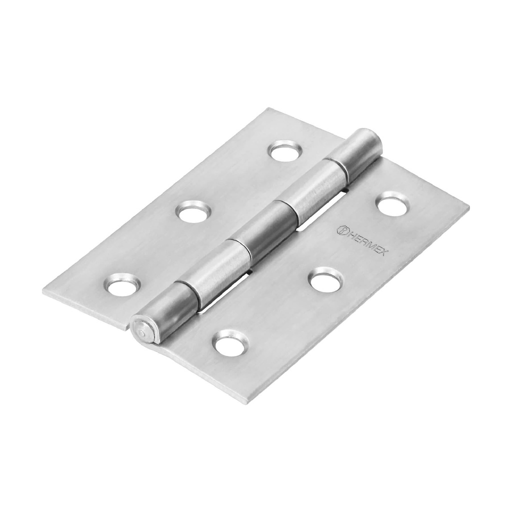 [BR-254] Bisagra rectangular 2-1/2' acero inoxidable, HERMEX
