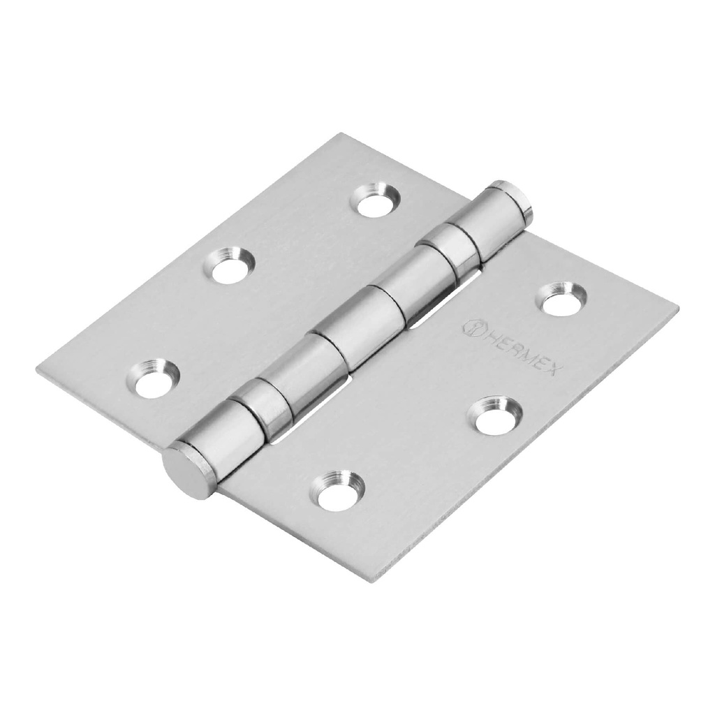 [BC-304P] Bisagra cuadrada 3' acero inox, cabeza plana, HERMEX