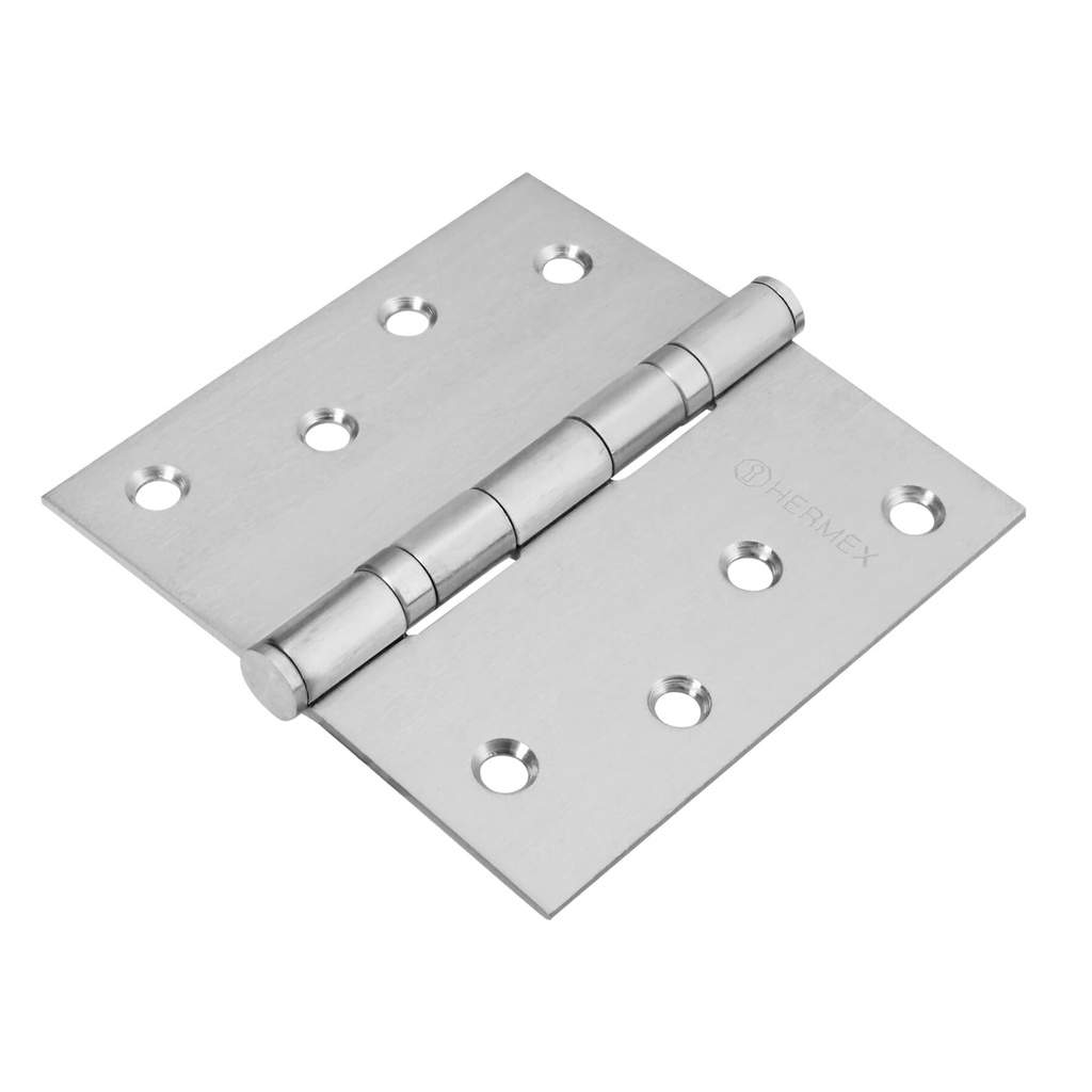[BC-404P] Bisagra cuadrada 4' acero inox, cabeza plana, HERMEX