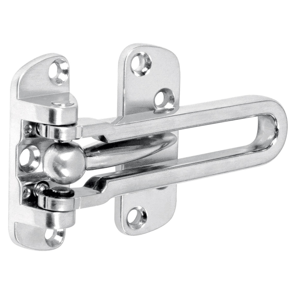 [PAAB-3] Pasador abatible para puerta, acabado cromo mate, Hermex
