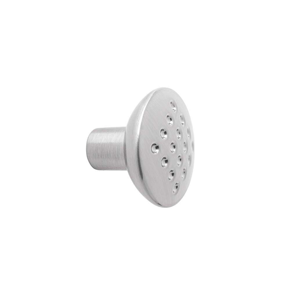 Perilla metálica estilo "Contempo", níquel satinado, Hermex