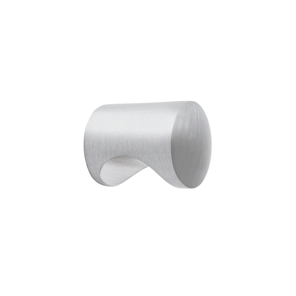 [PER-031] Perilla metálica estilo "Cilindro", níquel satinado, Hermex