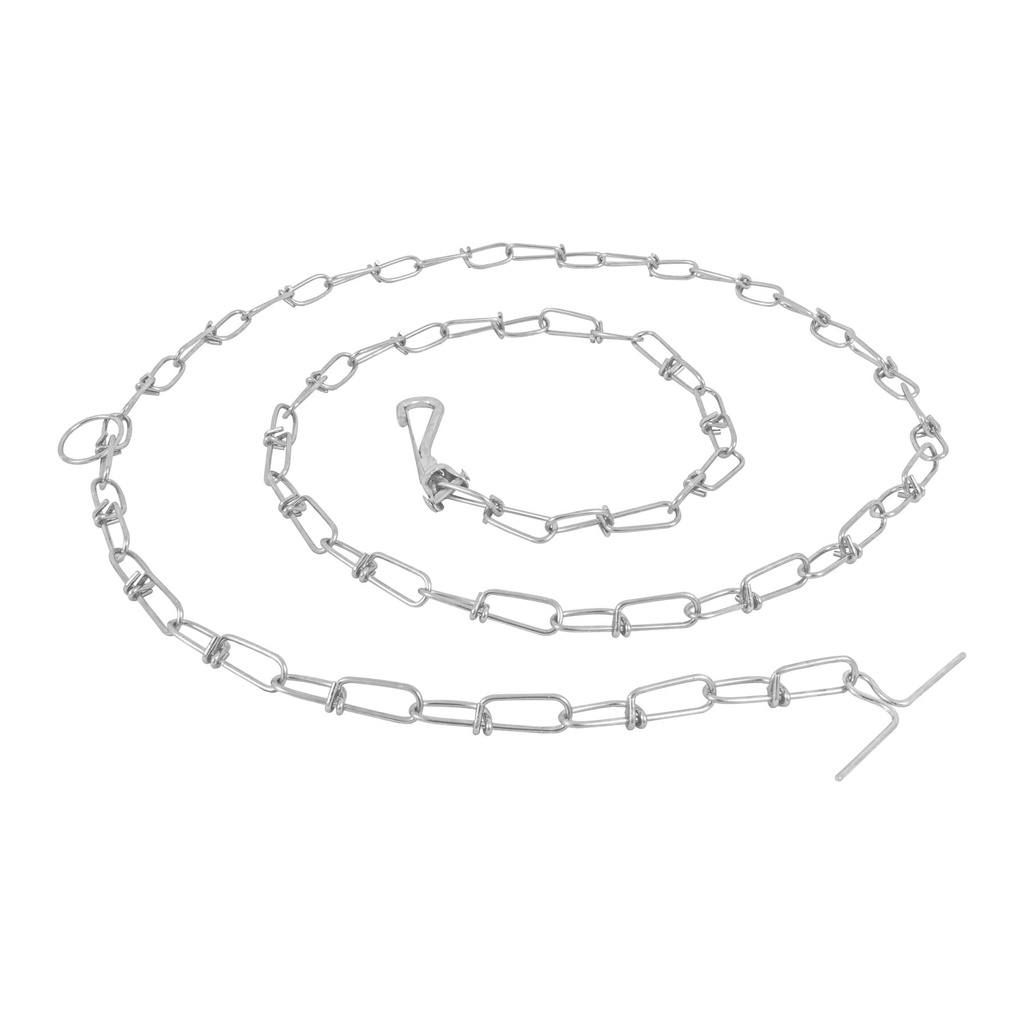 [CAPE-30V] Cadena de 1.8 m de amarre para perro, 2.4 mm, FIERO