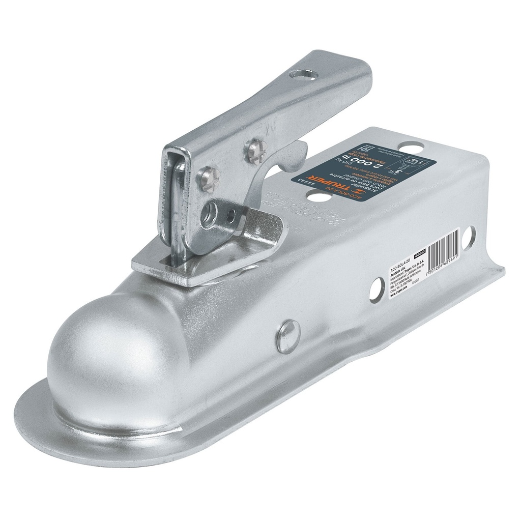 Acoplador para remolque, para bola de 1-7/8", Truper