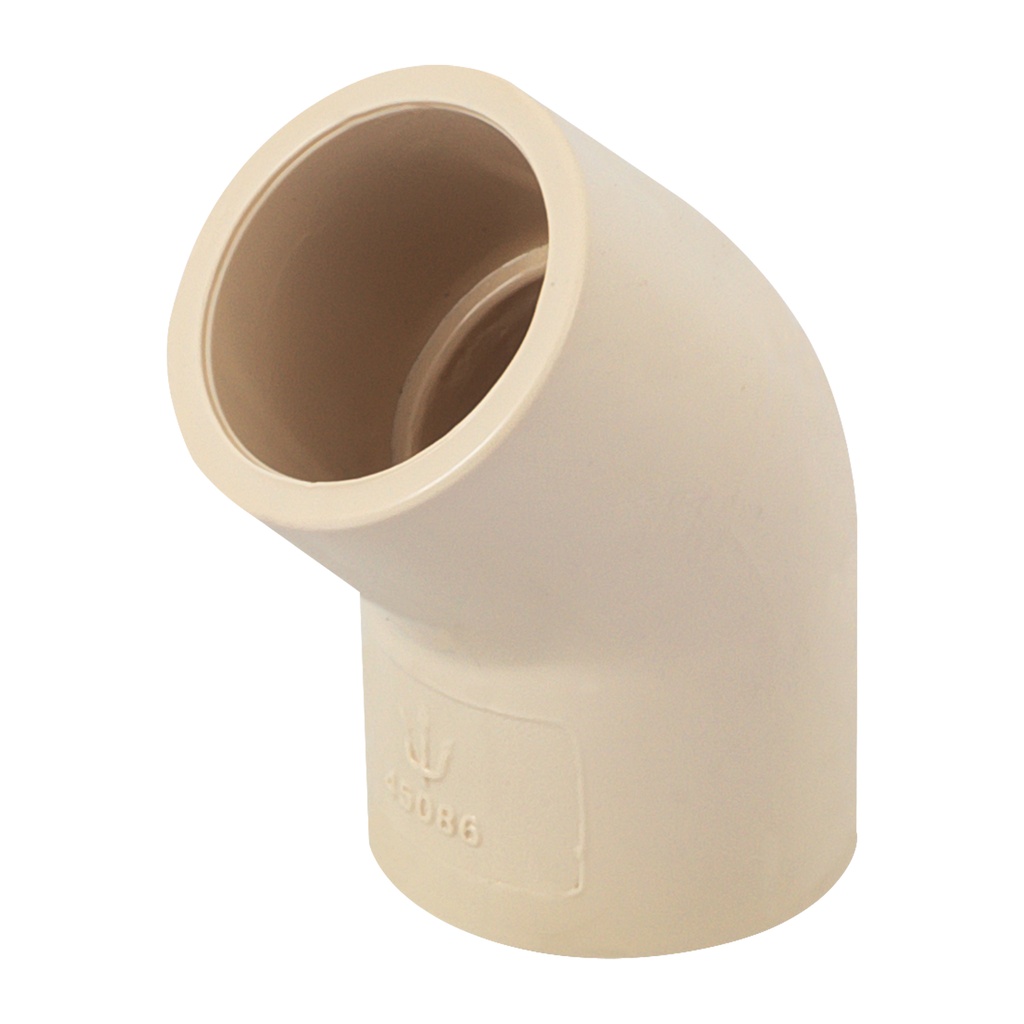 Codo 45° de CPVC de 1/2", Foset